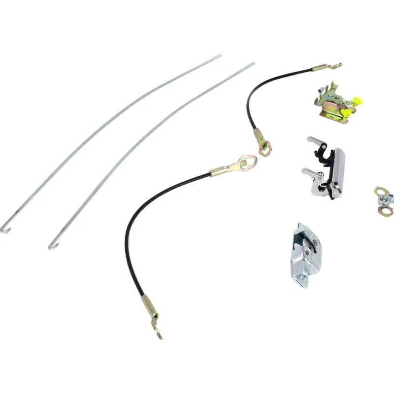 尾门锁黑色适用于 1987 - 1997 年福特 F-150 F-250 F-350 F-53 F-Super F-59 — 第 3/4 张图片