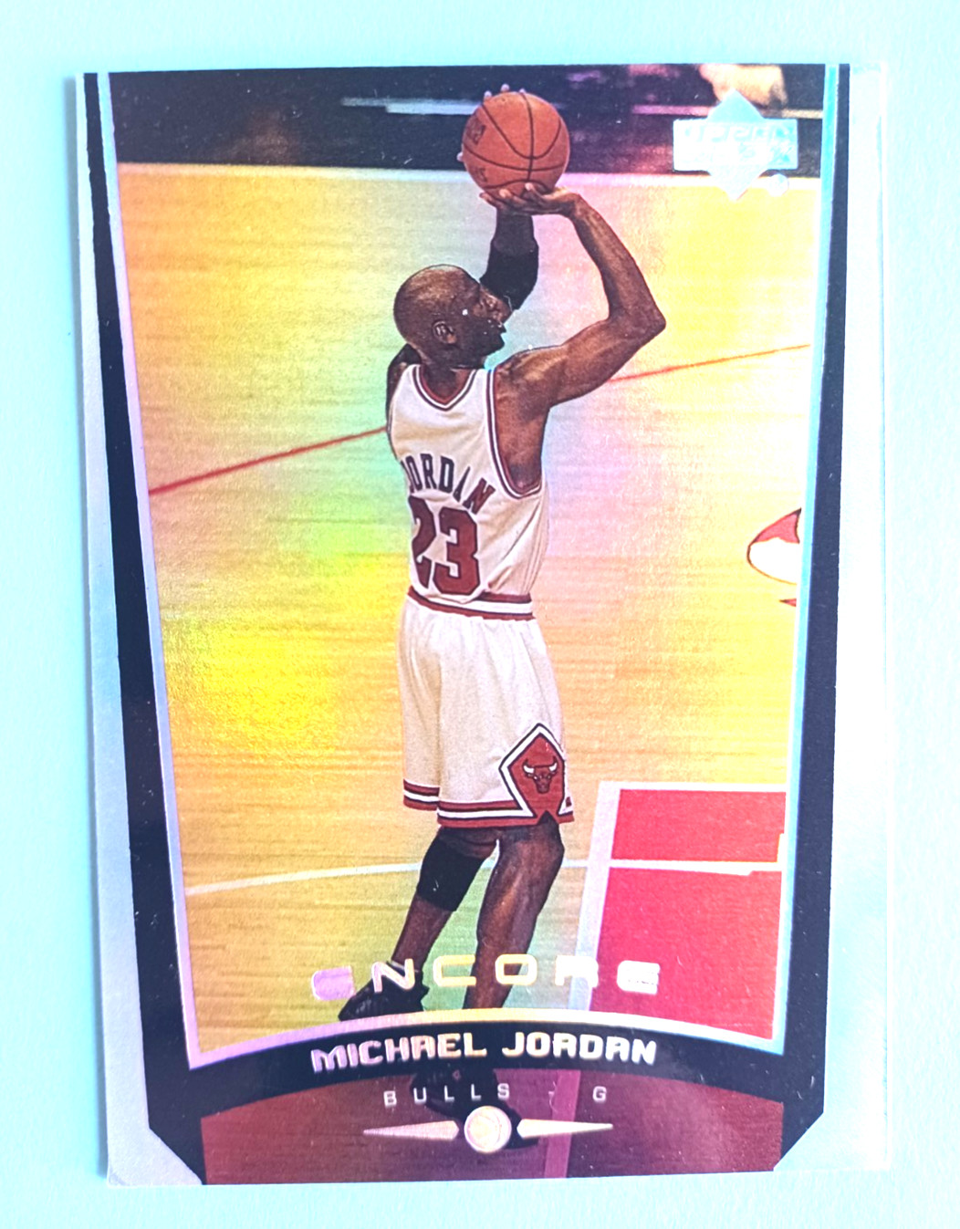 1998-99 UPPER DECK ENCORE MICHAEL JORDAN #104 HOLOFOIL CHICAGO BULLS NM-MT