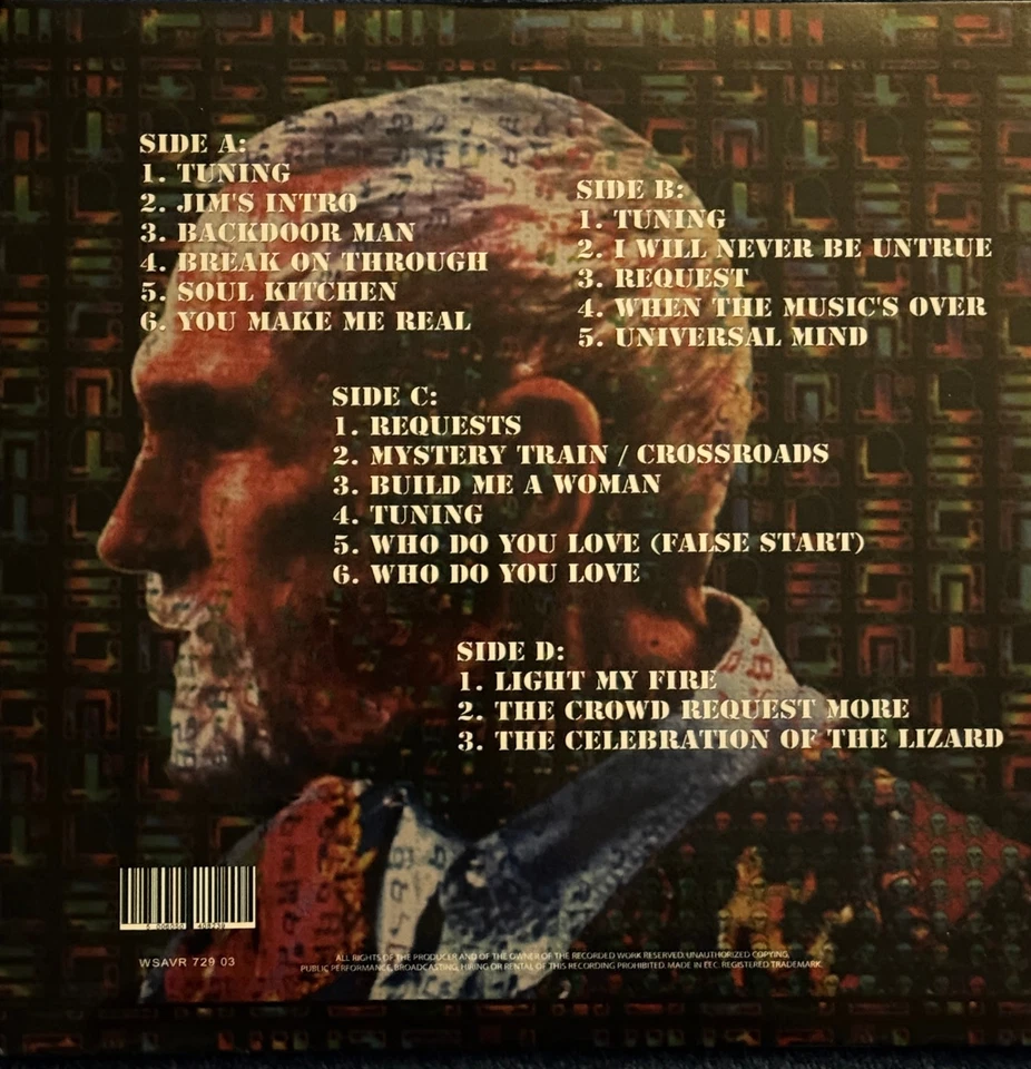 The Doors The Acid Evangelist Auquarius First Show 1969 coloured vinyl - Image 2 of 4