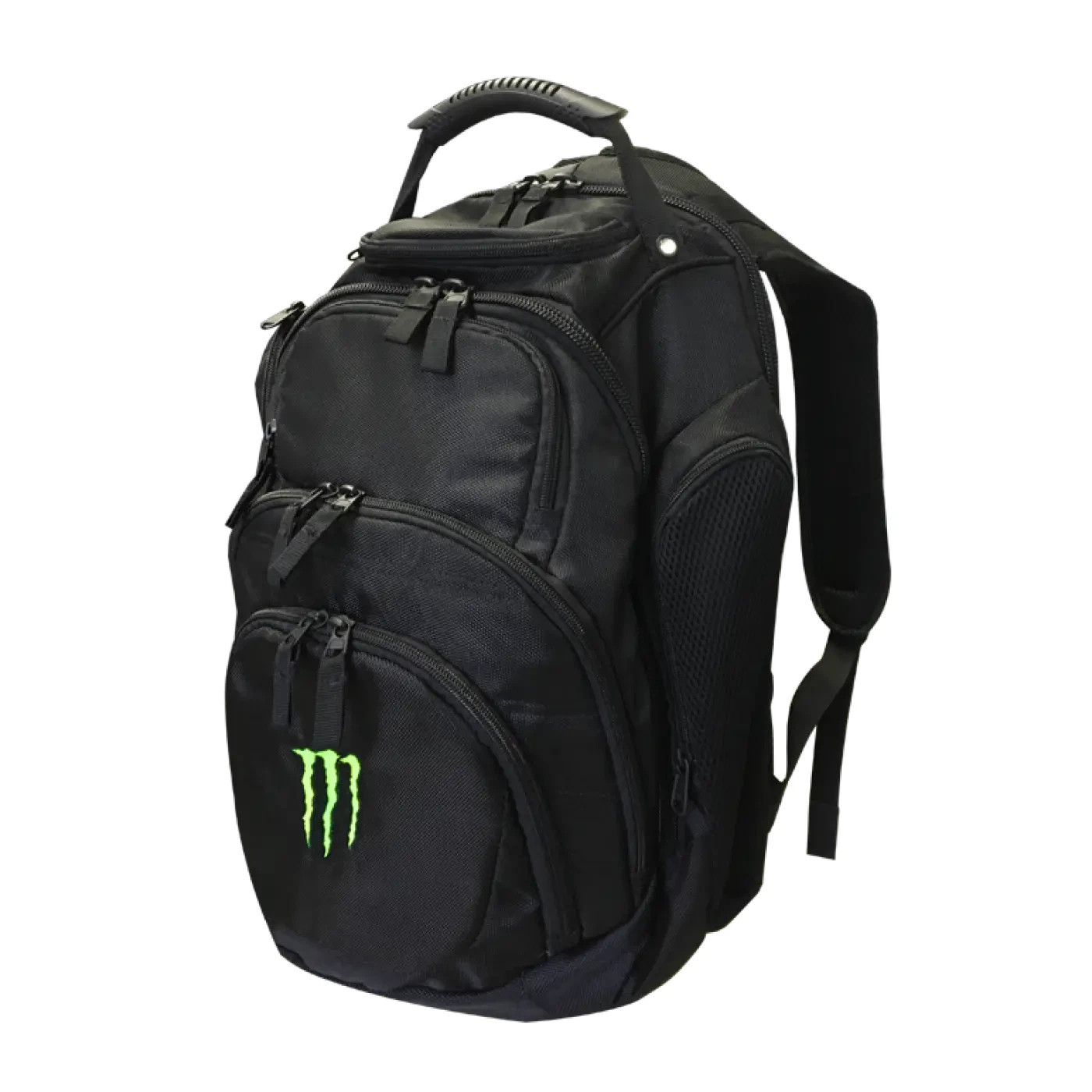 Monster Energy Black Premium 2025 Promo Backpack Laptop Padded Pockets Zippers