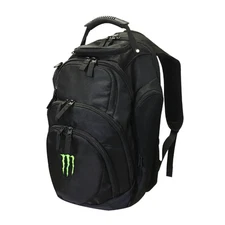 Monster Energy Black Premium 2025 Promo Backpack Laptop Padded Pockets Zippers