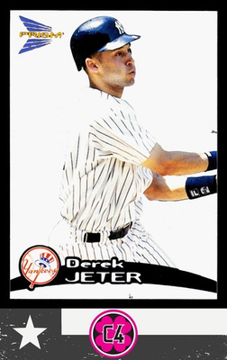 #ad Derek Jeter 1999 Pacific Prism #100 New York Yankees $2.99