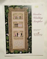 The Victoria Sampler Garden Wedding Sampler Cross Stitch Pattern with Hardanger