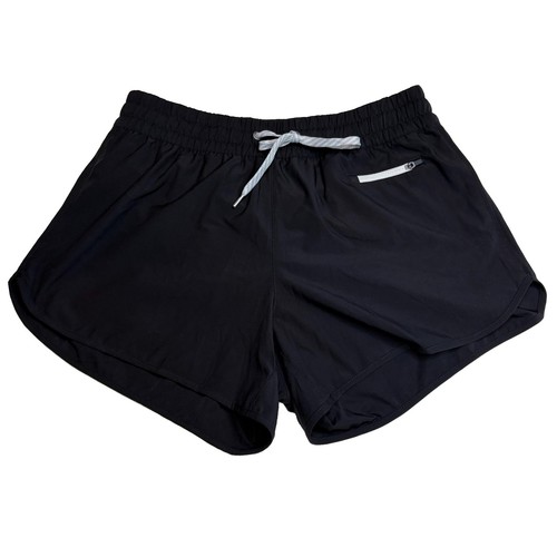 Vuori Clementine 2.0 Running Gym Athletic Lined Black Shorts Womens Medium