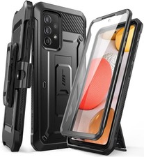 SUPCASE Samsung Galaxy A53 5G Case Black | 2022, Built-in Screen Protector, Kick