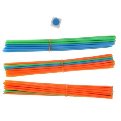 100 Stück Klassische Farbige Pickup-Sticks Aus Kunststoff Spiel Party Favors