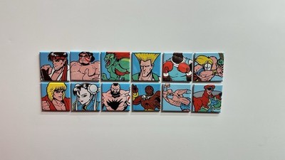 Street Fighter II Championship Fridge Arcade bezel Magnets 2x2 