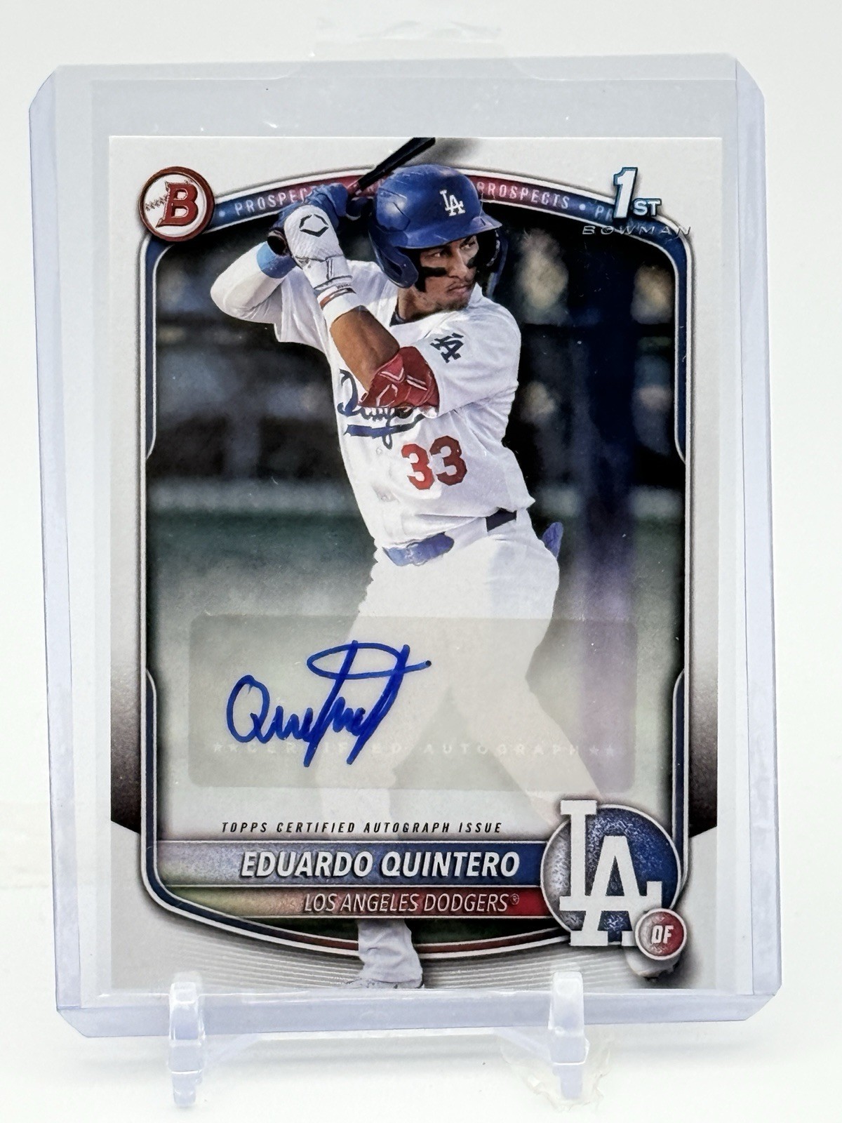 2025 Bowman - Paper Prospect Retail Autographs Eduardo Quintero #BPA-EQ (AU, RC)