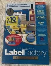 Nova Development Art Explosion Label Factory Deluxe 3.0 - Win 98/NT/2000/Me/XP