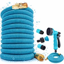 6in1 Gartenset Flexibler Wasserschlauch 5-15m Flexischlauch Dehnbar Spr&uuml;hpistole