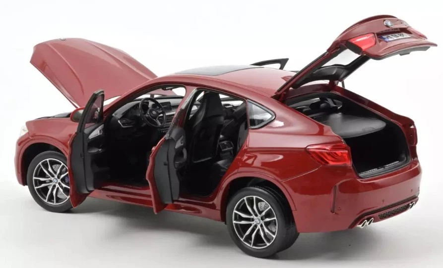 NOREV,2015 BMW X6 M metallic red, 1/18, NOREV183242 - Image 2 of 2