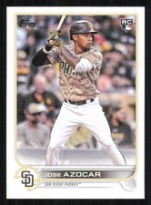 2022 Topps Update #US280 Jose Azocar RC