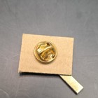 Vintage Celtic Cross Multicolor Enamel Lapel Pin Gold Tone Clutch Back Religious — photo 3