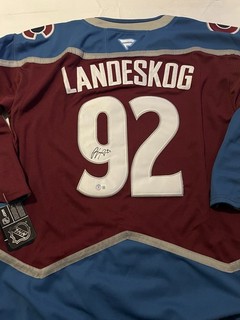 Gabriel Landeskog Colorado Avalanche Autographed Jersey W/ Beckett COA