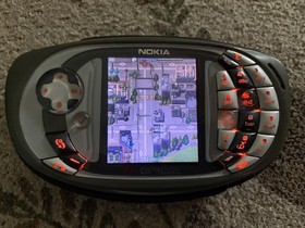 nokia n gage phone grey With SD Card, Battery, And Charger Nokia