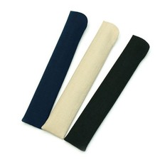 Men's Slub Fabric Folding Fan Pouch (3 Colors)
