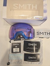 New Smith I/O XL Mag French Navy Mod Goggle Chromapop Storm Rose Flash Lens