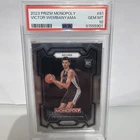 Panini 2023-24 Prizm Monopoly Victor Wembanyama RC Base #81 Spurs PSA 10