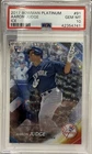 Aaron Judge 2017 Bowman Platinum Ice Rookie Baseball Card #91 PSA 10🔥Gem Mint