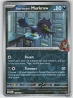 Team Rocket's Murkrow 127/182 Reverse Holo Destined Rivals Pokemon 2025 NM