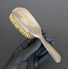 Antique Art Deco Sterling Silver Hair Brush Vanity Dresser Brush 114g 1930s