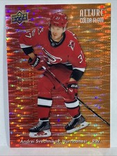 23/24-Upper Deck Allure Color Flow Red/Orange Spectrum#163/299-Andrei Svechnikov