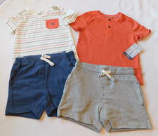 Tommy Bahama Baby Boy's 4 Piece Set T Shirts  Shorts Size 24 Months Multi NWT