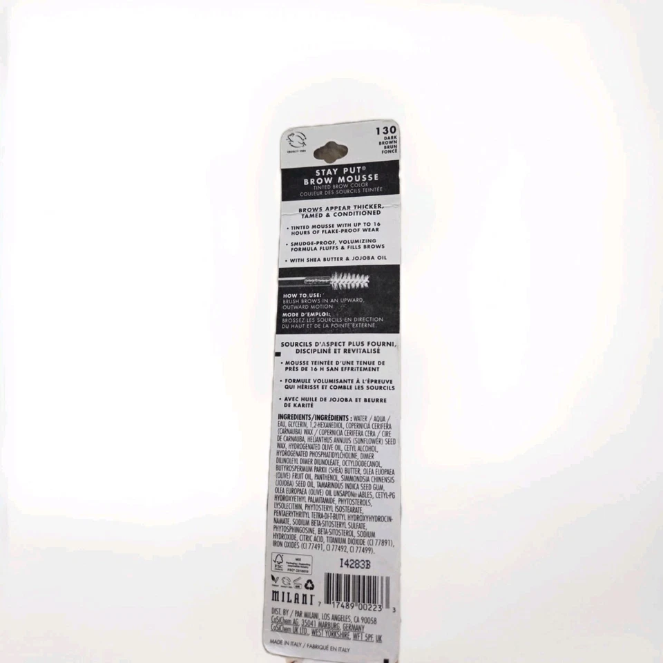 MILLANI Stay Put Brown Mouse #130 marrón oscuro Brunce 0,10 fl. oz  Foto 3 de 4