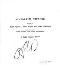 JAMES FRANCO SIGNED PINEAPPLE EXPRESS FULL 116 PAGE SCRIPT SCREENPLAY COA
