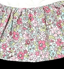 The Company Store Bed Skirt Flower Power Full Floral Groovy Mod Cottagecore