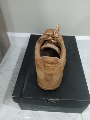 men's Size 10.5 - Nike Air Force 1 Low SP x Supreme Wheat 2021 - DN1555-200 - Picture 11 of 15