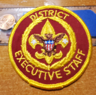 BSA Council, District Excutive Staff, adult Position Patch- [moww] | eBay