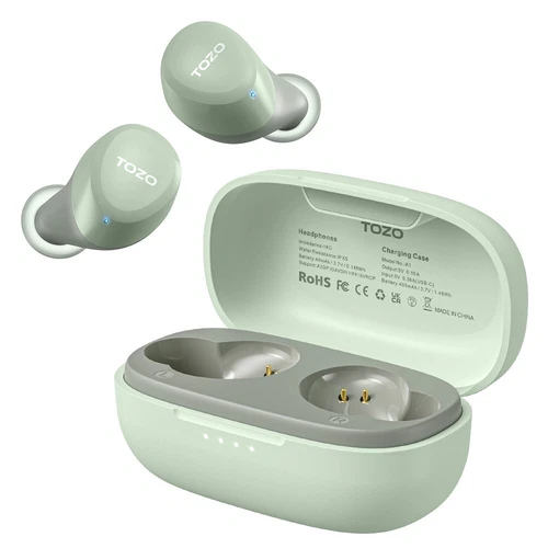 TOZO A1 Wireless Earbuds Bluetooth 5.3 Premium Sound Headphones Waterproof
