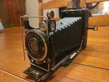 Vintage Carl Zeiss Ikon Maximar 207/3 Jena Tessar 10.5cm F4.5 Bellow Camera 1930