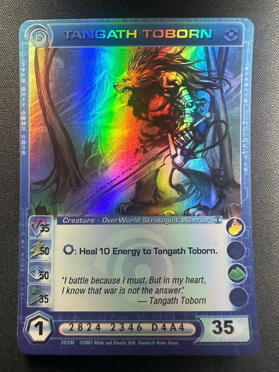 Chaotic 2 Max EW Tangath Toborn 22/232 DOP 1st Edition Super Rare