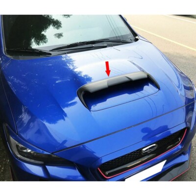 Unpainted For Subaru WRX 4th Sedan STI V Look Front Hood Scoop Vent Cover Trim