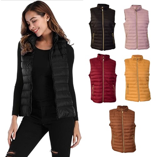 Women's Puffer Vest Quilted Lightweight 