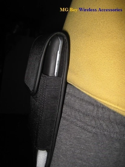 LG Fortune For Extended Nylon Vertical Holster Pouch Rugged And Secure - Image 4 of 4