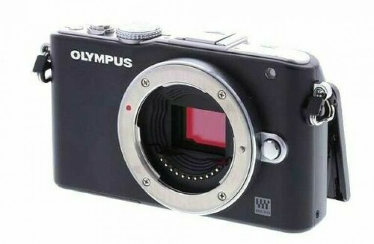 Olympus PEN E-PL3 12.3 MP Digital Camera *body *black *tested