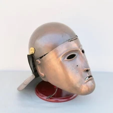 Medieval Roman Cavalry Face Helmet- Reenactment Costume Larp Armory Costume