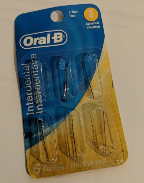 OralB Interdental Brush Refills Cylindrical 6 Each for sale online eBay