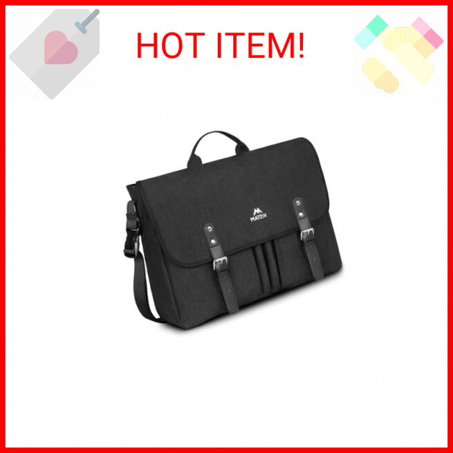 Matein 17 Inch Lightweight Laptop Messenger Bag for Men & Women  