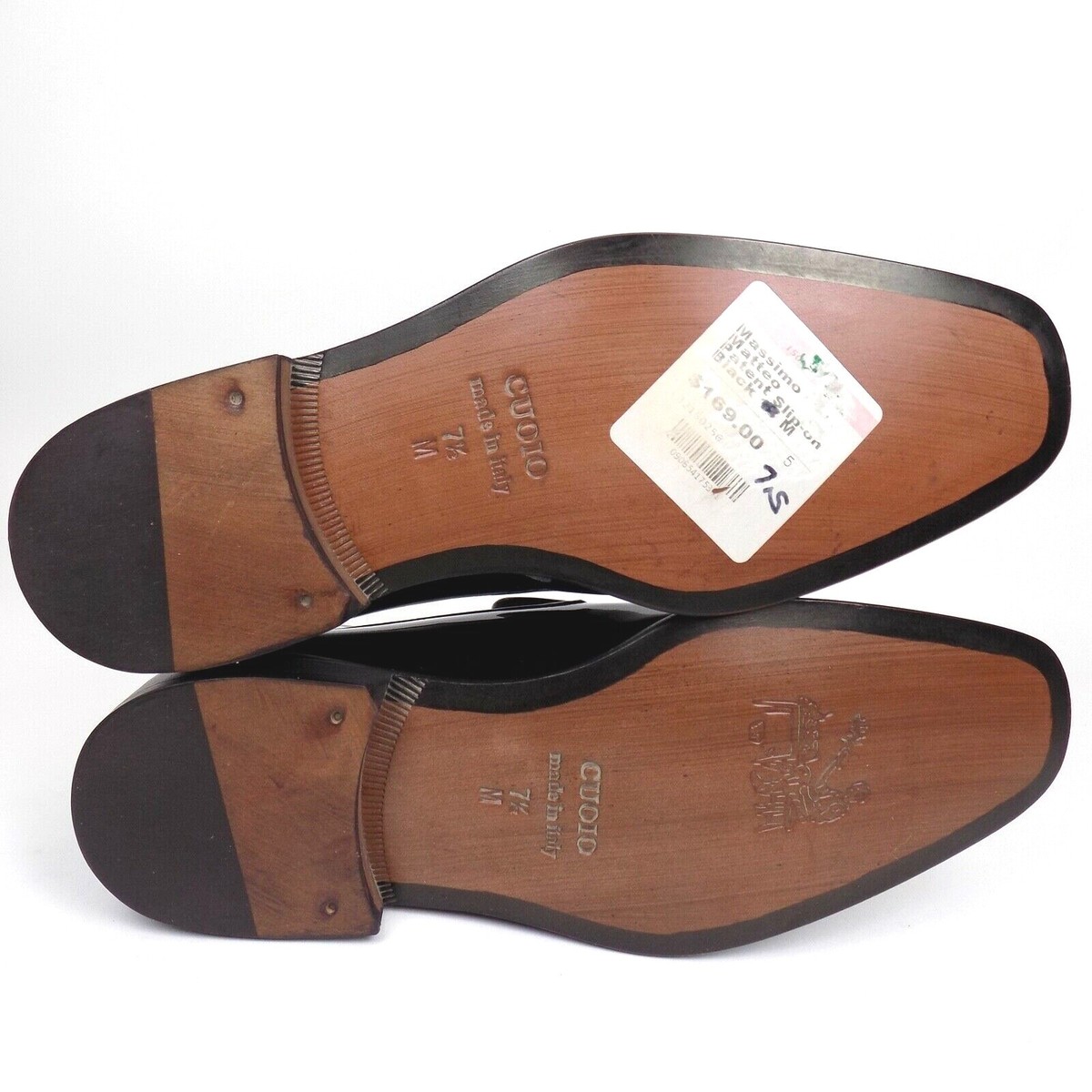 NEW! Massimo Matteo Vernice Loafers Mens Dress Shoe Size 7.5 