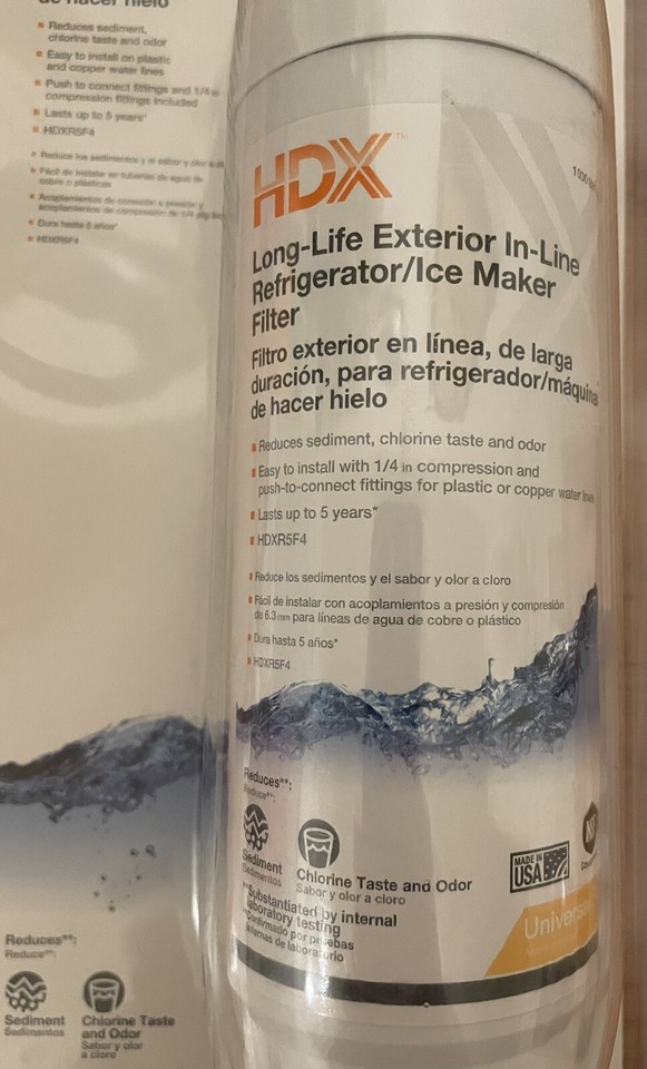 HDX Long Life Exterior Refrigerator/Ice Maker Filter 1000 991 493