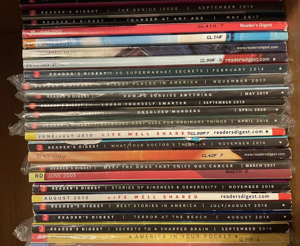Lot Of 57 Readers Digest Magazine 1998-2021 - Imagem 4 de 4