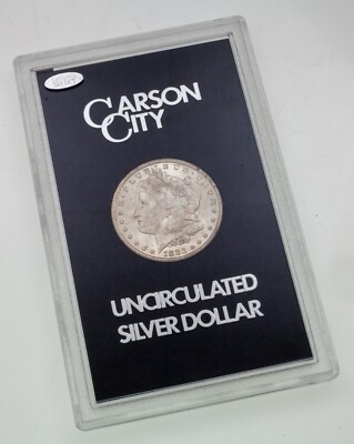 1883-CC $1 Silber Morgan Dollar In GSA Halter Ohne Box/CoA