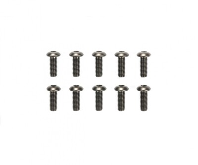 Tamiya 300051626 - 3x8mm 6-Kantkopf Schraube Stahl (10) - Neu