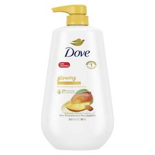 Dove Glowing Long Lasting Gentle Body Wash , Mango & Almond Butter, 30.6 fl oz 0.50 per gallon