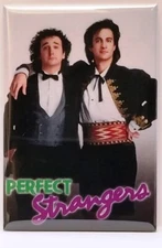Perfect Strangers MAGNET 2" x 3" Refrigerator Locker Vintage Television 80s