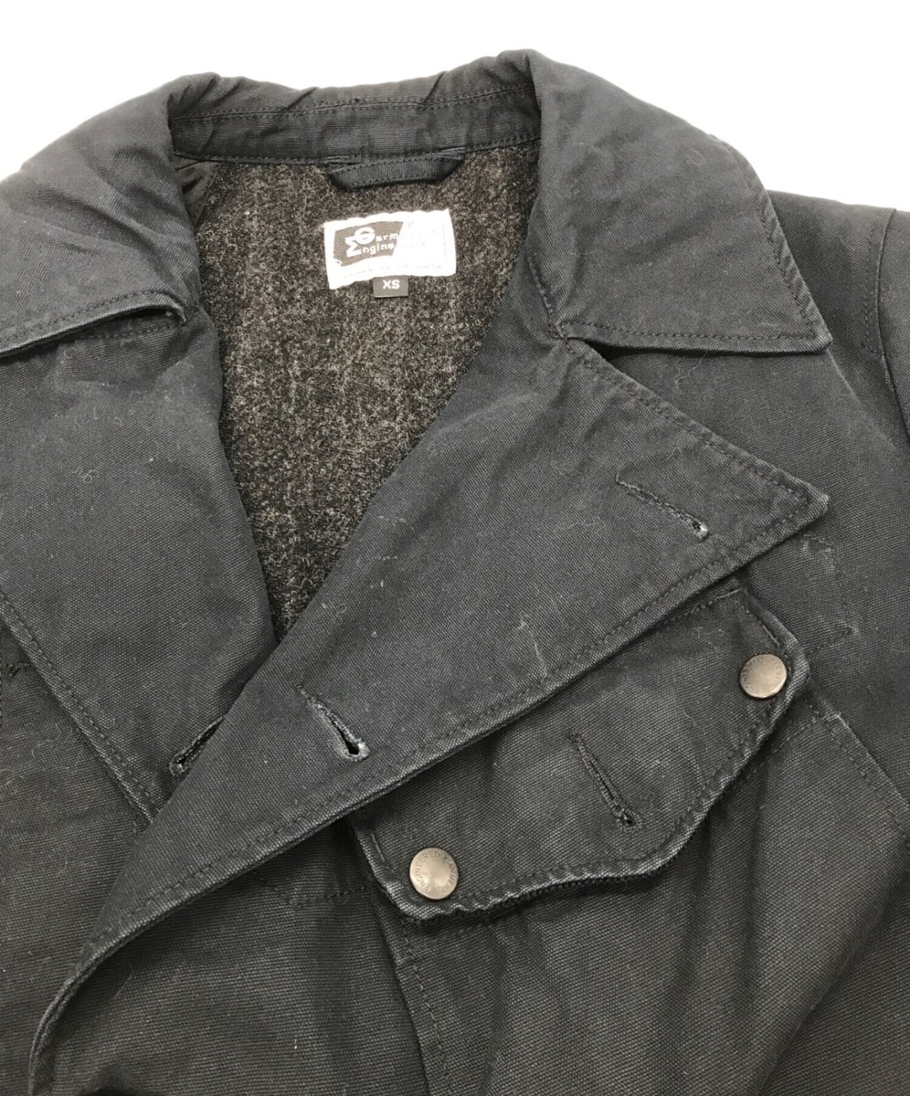 Engineered Garments Men's Storm Coat Size XS Navy Solid